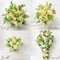 Butter Yellow Wedding Bouquet for Bridesmaid- Small, Medium, Large, Cascade Bouquet - The Brides Bouquet