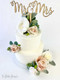 Ivory Wedding Cake Flowers | Wedding Cake Topper | Floral Cake Topper | Rustic Cake Topper | Taupe + Ivory Cake Toppers