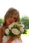 Ivory Silk Rose Nosegay | Artificial Wedding Flowers | Silk Bridal Bouquet | Wedding Bouquets