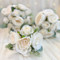 Ivory Blush Mini Rose Fake Flower For Wedding | Bridal Bouquet (large)