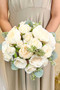 Ivory Blush Mini Rose Fake Flower For Wedding | Bridal Bouquet (large)