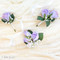 Lavender Silk Rose Boutonniere | Wedding Groom Boutonniere