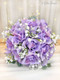 Lavender Wedding Bouquets | Bridesmaid Bouquets with Babies Breath & Eucalyptus (medium)