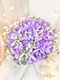Lavender Bridal Bouquet with Babies Breath & Eucalyptus (large)