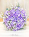 Lavender Bridal Bouquet with Babies Breath & Eucalyptus (large)