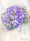 Lavender Bridal Bouquet with Babies Breath & Eucalyptus (large)