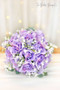 Lavender Bridal Bouquet with Babies Breath & Eucalyptus (large)