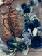 8 ft Navy Blue Flower Garland for Wedding | Rose Garland Wedding