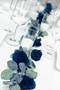 8 ft Navy Blue Flower Garland for Wedding | Rose Garland Wedding