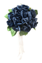 Navy Blue Rose Wedding Bouquet | Bridesmaid Bouquets | Large (Two Dozen Roses)