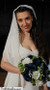 Navy Blue and Ivory Silk Rose Nosegay | Artificial Wedding Flowers | Silk Bridal Bouquet | Wedding Bouquets