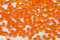 Diamond Confetti Table Decoration - Table Confetti 1000 Pieces - 12mm Large - Orange