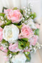Pink and White Bridal Cascade Bouquet| Wedding Bouquets