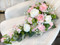 Pink and White Bridal Cascade Bouquet| Wedding Bouquets