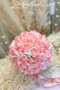 Pink Rose Wedding Bouquet | Silk Bridal Bouquets (Large)