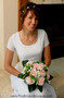 Pink Silk Rose Nosegay | Artificial Wedding Flowers | Silk Bridal Bouquet | Wedding Bouquets