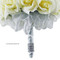 Pink Silk Rose Nosegay | Artificial Wedding Flowers | Silk Bridal Bouquet | Wedding Bouquets