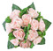 Pink Silk Rose Nosegay | Artificial Wedding Flowers | Silk Bridal Bouquet | Wedding Bouquets