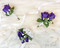Purple Rose Boutonniere with Babies Breath | Wedding Groom Boutonniere