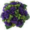 Purple Silk Rose Nosegay | Artificial Wedding Flowers | Silk Bridal Bouquet | Wedding Bouquets