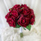 Red Rose Artificial Wedding Bouquets | Silk Bridal Flowers (large)