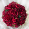 Red Rose Artificial Wedding Bouquets | Silk Bridal Flowers (large)