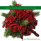 Christmas Red Velvet Rose Bouquet Wedding
