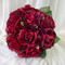 Red Rose Artificial Wedding Bouquets | Bouquet Toss (medium)