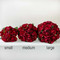 Red Rose Artificial Wedding Bouquets | Bouquet Toss (medium)