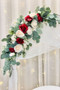 Red & Ivory Wedding Arch Flowers - large - TheBridesBouquet