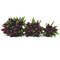 Tulip Bouquet 18 Silk Plum Tulips - Bridal Wedding Bouquet