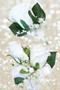 WHITE Prom Boutonniere and Corsage | Prom Corsage | Prom Flowers | Prom Bouquet