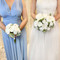 White Mini Rose Bridal Bouquet | Artificial Flower for Wedding (large)