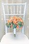 Wedding Bouquet | Bridal Bouquet of Coral & White Wedding Flowers (large)