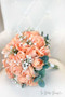 Wedding Bouquet | Bridal Bouquet of Coral & White Wedding Flowers (large)