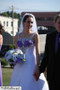 Sweet Lavender Silk Rose Nosegay - Bridal Wedding Bouquet
