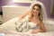 Sweet Lavender Silk Rose Nosegay - Bridal Wedding Bouquet