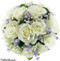 Sweet Lavender Silk Rose Nosegay - Bridal Wedding Bouquet