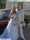 Sweet Purple Silk Rose Cascade - Bridal Wedding Bouquet