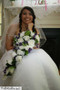 Sweet Purple Silk Rose Cascade - Bridal Wedding Bouquet