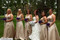 Sweet Purple Silk Rose Nosegay - Bridal Wedding Bouquet