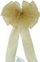 Pew Bows Gold | Wedding Bows | Wedding Pew Decorations | Church Wedding Decorations (set of 4 bows)