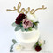 Burgundy Wedding Cake Flowers | Wedding Cake Topper | Floral Cake Topper | Rustic Cake Topper | Burgundy + Ivory + Dusty Rose Cake Toppers