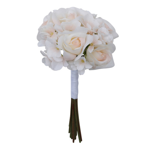 Hydrangea Blush Rose Wedding Bouquet – buy online or call 0800 756 5403