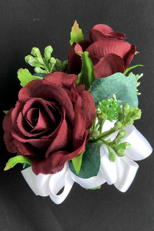 corsage for burgundy dress wedding florals Prom Ideal for mothers of