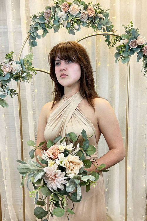 Lux Dress - Wildflower Ivory