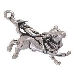 Bull Rider Charm