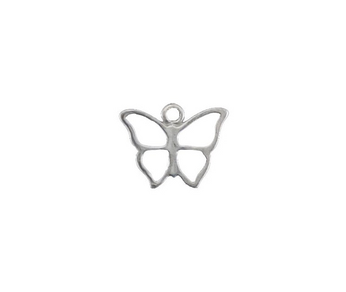 Small Butterfly Outline Charm 