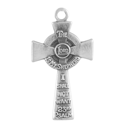 Cross "23 Psalm" Charm