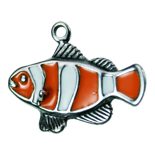 Clown Fish "Enamel" Charm